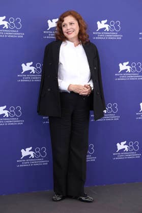 Susan Sarandon beim Photocall zum Kinofilm The Echo Chamber auf der Biennale di Venezia 2026 83. Internationale Filmfestspiele von Venedig im Palazzo del Casino. Venedig, 06.09.2026