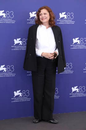 Susan Sarandon beim Photocall zum Kinofilm The Echo Chamber auf der Biennale di Venezia 2026 83. Internationale Filmfestspiele von Venedig im Palazzo del Casino. Venedig, 06.09.2026