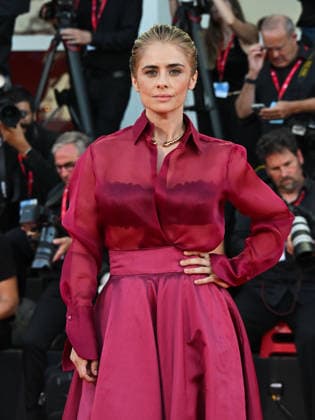IPA88201148 - Venice, 83rd Venice International Film Festival 2026 - Night 5 - Red carpet for *THE ECHO CHAMBER* - Pictured: Greta Scarano  Copyright: xManuelexMangiarottix xPoolxPhotoxEventsx08x 88201148