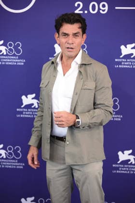 83rd Venice International Film Festival in Venice, Italy - 06 Sep 2026. Mexican actor Jorge Salinas attends the photocall of the film Hombre al agua during the 83rd Venice International Film Festival. Venice Italy Copyright: xMarcoxBaradax xSOPAxImagesx 20260906_PHOTOCALL HOMBRE AL AGUA-681