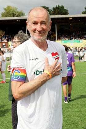 Peter Lohmeyer beim Benefiz-Fußballspiel Kicken mit Herz zu Gunsten der Kinderstation des UKE im Stadion Hoheluft. Hamburg, 06.09.2026