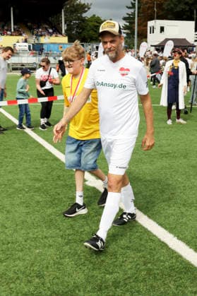 Ingo Pohlmann beim Benefiz-Fußballspiel Kicken mit Herz zu Gunsten der Kinderstation des UKE im Stadion Hoheluft. Hamburg, 06.09.2026