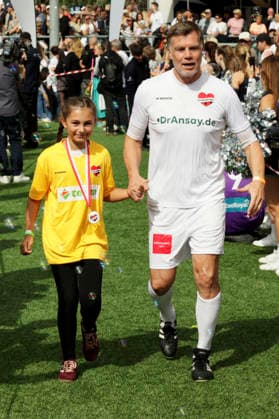 Thomas Helmer beim Benefiz-Fußballspiel Kicken mit Herz zu Gunsten der Kinderstation des UKE im Stadion Hoheluft. Hamburg, 06.09.2026