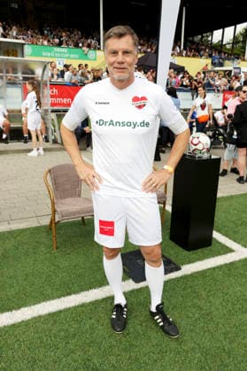 Thomas Helmer beim Benefiz-Fußballspiel Kicken mit Herz zu Gunsten der Kinderstation des UKE im Stadion Hoheluft. Hamburg, 06.09.2026