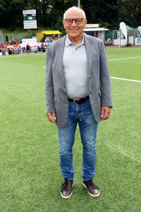 Felix Magath beim Benefiz-Fußballspiel Kicken mit Herz zu Gunsten der Kinderstation des UKE im Stadion Hoheluft. Hamburg, 06.09.2026