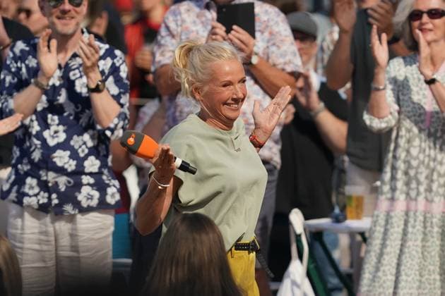 ZDF-Fernsehgarten 2026. Andrea Kiwi Kiewel im ZDF Fernsehgarten mit dem Motto Powergarten am 06.09.2026 in Mainz. Mainz ZDF Fernsehgarten Rheinland-Pfalz