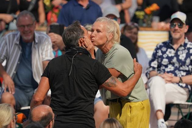 ZDF-Fernsehgarten 2026. Andrea Kiwi Kiewel und Markus Schöffl im ZDF Fernsehgarten mit dem Motto Powergarten am 06.09.2026 in Mainz. Mainz ZDF Fernsehgarten Rheinland-Pfalz