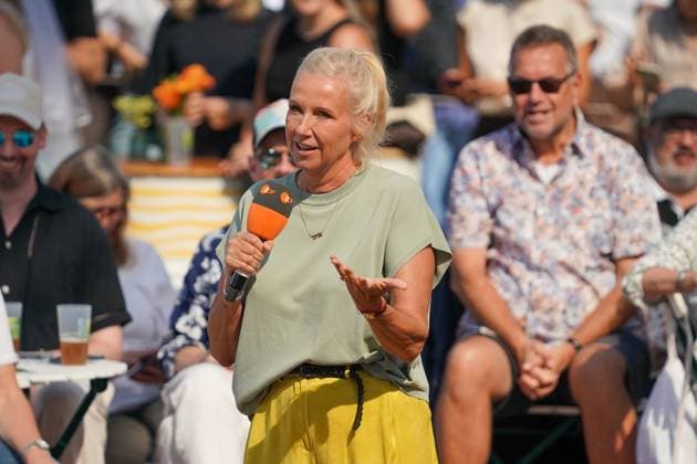 ZDF-Fernsehgarten 2026. Andrea Kiwi Kiewel im ZDF Fernsehgarten mit dem Motto Powergarten am 06.09.2026 in Mainz. Mainz ZDF Fernsehgarten Rheinland-Pfalz