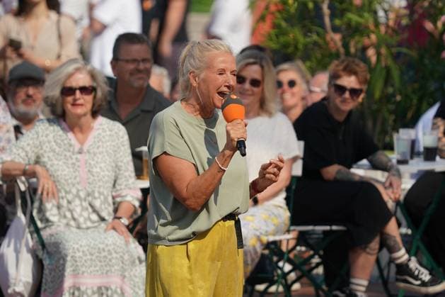 ZDF-Fernsehgarten 2026. Andrea Kiwi Kiewel im ZDF Fernsehgarten mit dem Motto Powergarten am 06.09.2026 in Mainz. Mainz ZDF Fernsehgarten Rheinland-Pfalz