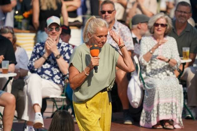 ZDF-Fernsehgarten 2026. Andrea Kiwi Kiewel im ZDF Fernsehgarten mit dem Motto Powergarten am 06.09.2026 in Mainz. Mainz ZDF Fernsehgarten Rheinland-Pfalz