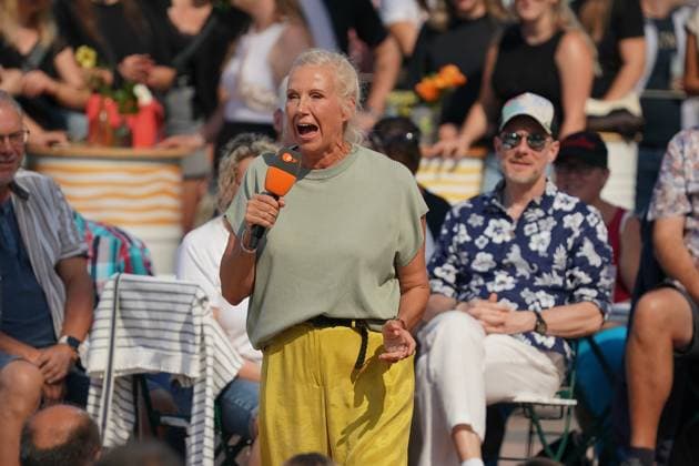 ZDF-Fernsehgarten 2026. Andrea Kiwi Kiewel im ZDF Fernsehgarten mit dem Motto Powergarten am 06.09.2026 in Mainz. Mainz ZDF Fernsehgarten Rheinland-Pfalz