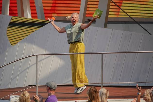 ZDF-Fernsehgarten 2026. Andrea Kiwi Kiewel im ZDF Fernsehgarten mit dem Motto Powergarten am 06.09.2026 in Mainz. Mainz ZDF Fernsehgarten Rheinland-Pfalz
