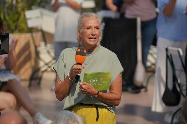 ZDF-Fernsehgarten 2026. Andrea Kiwi Kiewel im ZDF Fernsehgarten mit dem Motto Powergarten am 06.09.2026 in Mainz. Mainz ZDF Fernsehgarten Rheinland-Pfalz
