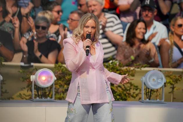 ZDF-Fernsehgarten 2026. Charlien im ZDF Fernsehgarten mit dem Motto Powergarten am 06.09.2026 in Mainz. Mainz ZDF Fernsehgarten Rheinland-Pfalz