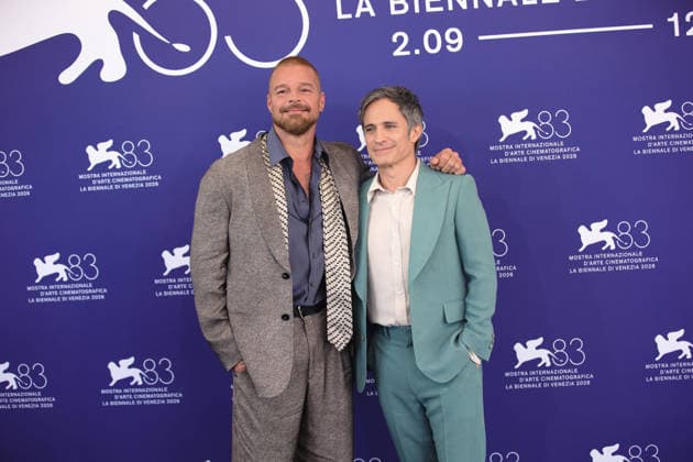 September 6, 2026, Venice, Italy: Puertorican actor and singer Ricky Martin and Mexican director Gael Garcia Bernal attend the photocall of the film Hombre al agua during the 83rd Venice International Film Festival. Venice Italy  - ZUMAs197 20260906_aaa_s197_132 Copyright: xMarcoxBaradax