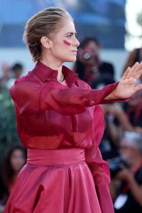 Greta Scarano bei der Premiere des Kinofilms The Echo Chamber auf der Biennale di Venezia 2023 83. Internationale Filmfestspiele von Venedig im Palazzo del Cinema. Venedig, 06.09.2026