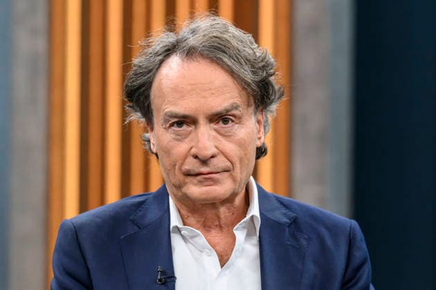 im Bild v.l.: Giovanni di Lorenzo, Chefredakteur DIE ZEIT, GER, Berlin, Studio, zu Gast bei - Caren Miosga, Polittalk, TV, Format, Das Erste, aus Berlin Adlershof - am Studio 20, Thema: das Ergebnis und die Folgen der Landtagswahl in Sachsen-Anhalt, (Die AfD und die Landtagswahl in Sachsen-Anhalt) 06.09.2026, Copyright: HMBxMedia UwexKoch