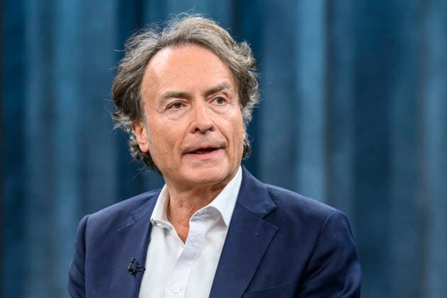 im Bild v.l.: Giovanni di Lorenzo, Chefredakteur DIE ZEIT, GER, Berlin, Studio, zu Gast bei - Caren Miosga, Polittalk, TV, Format, Das Erste, aus Berlin Adlershof - am Studio 20, Thema: das Ergebnis und die Folgen der Landtagswahl in Sachsen-Anhalt, (Die AfD und die Landtagswahl in Sachsen-Anhalt) 06.09.2026, Copyright: HMBxMedia UwexKoch