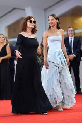 Venice 2026 Hombre Al Agua Screening NB Susan Sarandon, Alicia Vikander attending the Hombre Al Agua Red carpet as part of the 83th Venice International Film Festival at the Lido in Venice, Italy on September 06, 2026. Photo by Nasser Berzane ABACAPRESS.COM Venice Italy  Copyright: xBerzanexNasser ABACAx