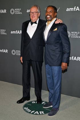 amfAR Gala Venezia 2026 Geoffrey Rush, Rodney Hicks attending the amfAR Gala Venezia 2026 ahead of Venice Film Festival in Venice, Italiy on September 6, 2026. Photo by Julien Reynaud APS-Medias ABACAPRESS.COM Venice Italy  Copyright: xReynaudxJulien APS-Medias ABACAx