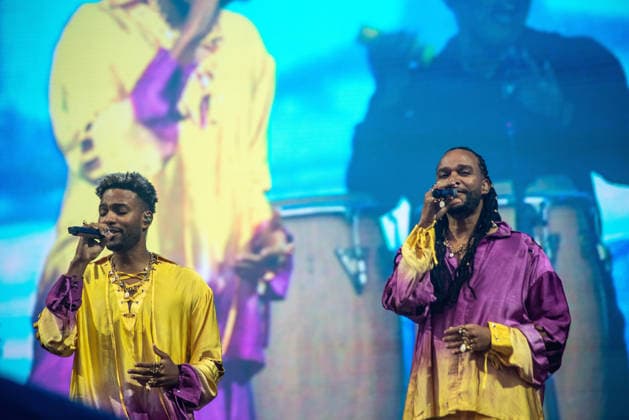 RIO DE JANEIRO, RJ - 06.09.2026: ROCK IN RIO 2026 - Calema will perform on the Sunset Stage on the third day of Rock in Rio 2026, Sunday, September 6th, amidst heavy rain, at the event taking place in Cidade do Rock, Barra, Rio de Janeiro, RJ. x3011308x  CristianexMota