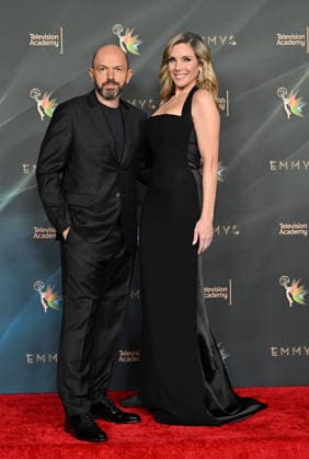 78th Emmy Awards Night 2 Paul Scheer and June Diane Raphael in the press room at the 78th Emmy Awards Nigh1, held at the Peacock Theatre in Los Angeles, Ca. on September 6, 2026. Los Angeles Peacock Theatre California USA Copyright: xStarbuck xAFF-USA.COMx