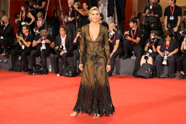 Filming Italy Venice Award red carpet in Venice Lido - 06 Sep 2026 Martina Colombari attends the red carpet of Filming Italy Venice Award during the 83rd Venice film Festival at Palazzo del cinema. Venice Lido Italy Copyright: xMarioxCartellix xSOPAxImagesx _DSC9894