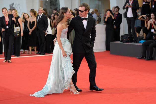September 6, 2026, Venice Lido, Italy: Michael Fassbender (l) and Alicia Vikander (r) attend the red carpet of movie The echo chamber during the 83rd Venice Film Festival at Palazzo del cinema. Venice Lido Italy - ZUMAs197 20260906_aaa_s197_414 Copyright: xMarioxCartellix