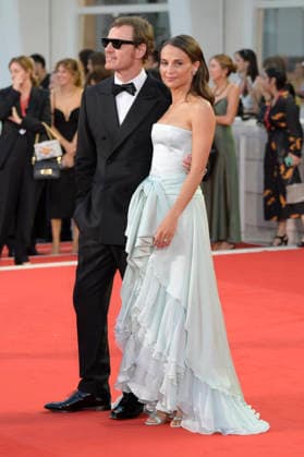 September 6, 2026, Venice Lido, Italy: Michael Fassbender (l) and Alicia Vikander (r) attend the red carpet of movie The echo chamber during the 83rd Venice Film Festival at Palazzo del cinema. Venice Lido Italy - ZUMAs197 20260906_aaa_s197_424 Copyright: xMarioxCartellix
