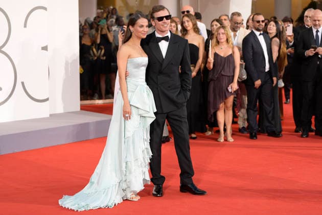 September 6, 2026, Venice Lido, Italy: Michael Fassbender (l) and Alicia Vikander (r) attend the red carpet of movie The echo chamber during the 83rd Venice Film Festival at Palazzo del cinema. Venice Lido Italy - ZUMAs197 20260906_aaa_s197_431 Copyright: xMarioxCartellix