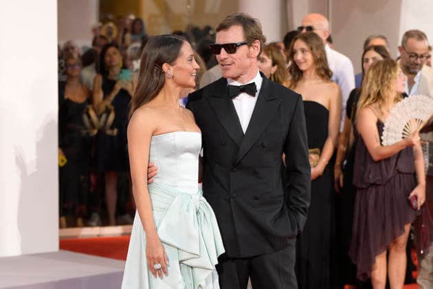 September 6, 2026, Venice Lido, Italy: Michael Fassbender (l) and Alicia Vikander (r) attend the red carpet of movie The echo chamber during the 83rd Venice Film Festival at Palazzo del cinema. Venice Lido Italy - ZUMAs197 20260906_aaa_s197_435 Copyright: xMarioxCartellix