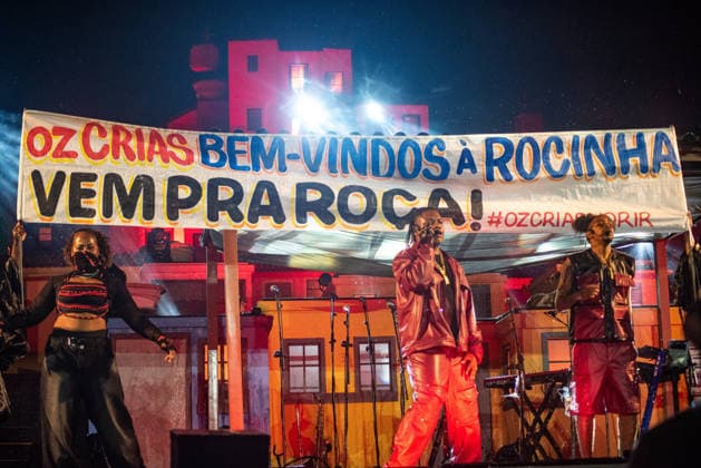 RIO DE JANEIRO, RJ - 06.09.2026: ROCK IN RIO 2026 - Os Cria will perform on the favela stage on the third day of Rock in Rio 2026, Sunday, September 6th, amidst heavy rain. The event takes place at Cidade do Rock, in Barra, Rio de Janeiro, RJ. x3011733x  CristianexMota