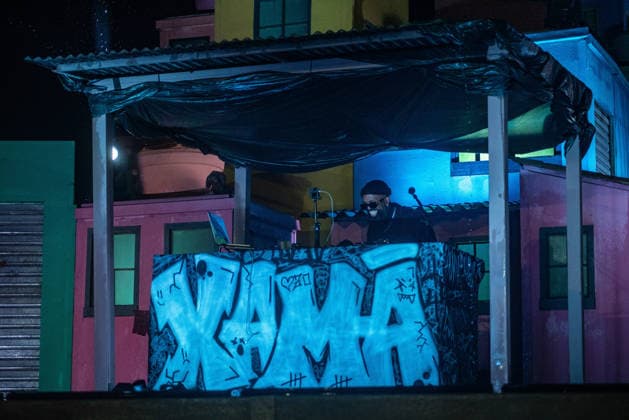 RIO DE JANEIRO, RJ - 06.09.2026: ROCK IN RIO 2026 - Singer Xama will perform on the third day of Rock in Rio 2026, Sunday, September 6th, in heavy rain. The event takes place at Cidade do Rock, in Barra, Rio de Janeiro, RJ. x3011749x  CristianexMota