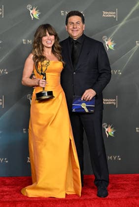 78th Emmy Awards Night 2 Linda Cardellini and Steve Rodriguez in the press room at the 78th Emmy Awards Night 2, held at the Peacock Theatre in Los Angeles, Ca. on September 6, 2026. Los Angeles Peacock Theatre California USA Copyright: xStarbuck xAFF-USA.COMx