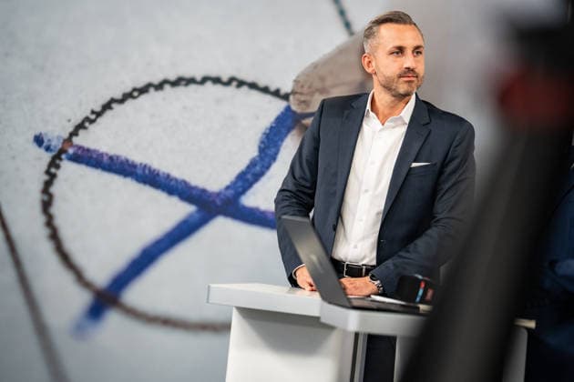 Ulrich Siegmund, AfD-Spitzenkandidat;Wahlabend Landtagswahl Sachsen-Anhalt 2026 - Messe Magdeburg - zentrale Wahlveranstaltung, Magdeburg Sachsen-Anhalt Deutschland Messe
