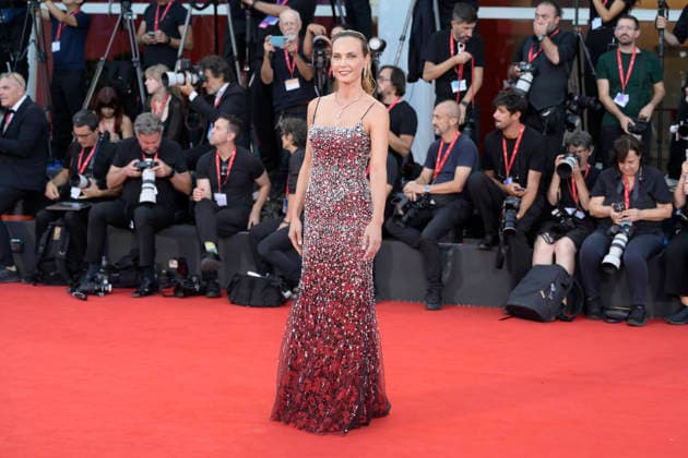 Hombre al agua red carpet in Venice Lido, Italy - 6 Sept 2026 Sara Zanier attends the red carpet of the movie Hombre al agua at Palazzo del cinema in Venice Lido for the 83rd Venice Film Festival. Venice Lido Italy Copyright: xMarioxCartellix xSOPAxImagesx _DSC9492