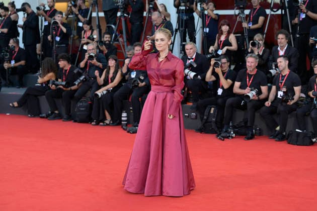 September 6, 2026, Venice Lido, Italy: Greta Scarano attends the red carpet of the movie Hombre al agua at Palazzo del cinema in Venice Lido for the 83rd Venice Film Festival. Venice Lido Italy - ZUMAs197 20260906_aaa_s197_593 Copyright: xMarioxCartellix