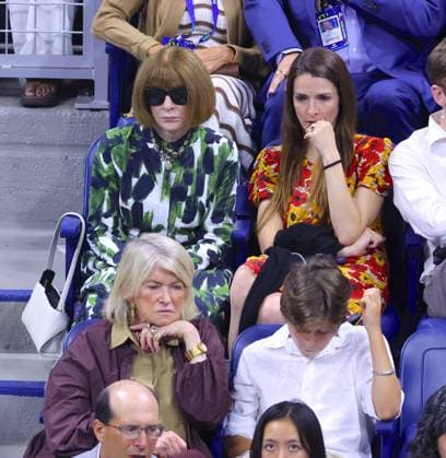 US Open - Anna Wintour in The Stands Anna Wintour with her daughter Bee Shaffer and Martha Stewart attend round of 16 at the US Open in New York, NY on September 7, 2026. Photo by Dylan Travis ABACAPRESS.COM New York NY United States  Copyright: xDylanxTravis ABACAx