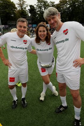 KICKEN MIT HERZ 2026 Thomas Helmer, Madita van Hülsen, Richard Golz, Kicken mit Herz das Charity Fussballspiel zu Gunsten der Kinderstation des UKE im Stadion Hoheluft, Hamburg, 06.09.2026 Copyright: xEventpressxMPx