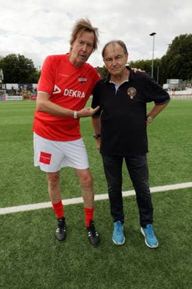 KICKEN MIT HERZ 2026 Lou Richter, Ewald Lienen, Kicken mit Herz das Charity Fussballspiel zu Gunsten der Kinderstation des UKE im Stadion Hoheluft, Hamburg, 06.09.2026 Copyright: xEventpressxMPx
