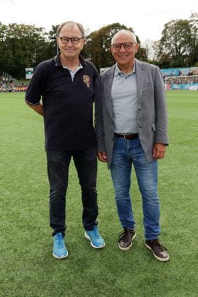 KICKEN MIT HERZ 2026 Ewald Lienen, Felix Magath, Kicken mit Herz das Charity Fussballspiel zu Gunsten der Kinderstation des UKE im Stadion Hoheluft, Hamburg, 06.09.2026 Copyright: xEventpressxMPx