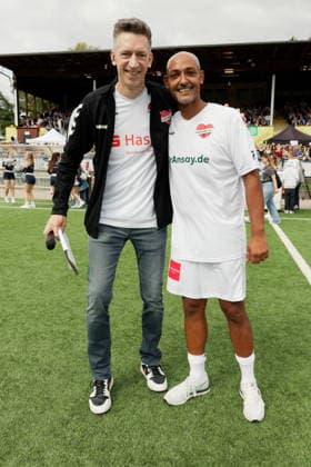 KICKEN MIT HERZ 2026 Steffen Hallaschka, Patrick Abozen, Kicken mit Herz das Charity Fussballspiel zu Gunsten der Kinderstation des UKE im Stadion Hoheluft, Hamburg, 06.09.2026 Copyright: xEventpressxMPx