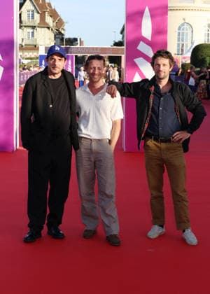 Damien Bonnard, Martin Laurent and Kevin Michel on the red carpet at the 52nd Deauville American Film Festival on September 6, 2026. Denis Guignebourg, Bestimage. Deauville, France  Copyright: xDenisxGuignebourgx xBestimagexDenisxGuignebourgx xBestimagex
