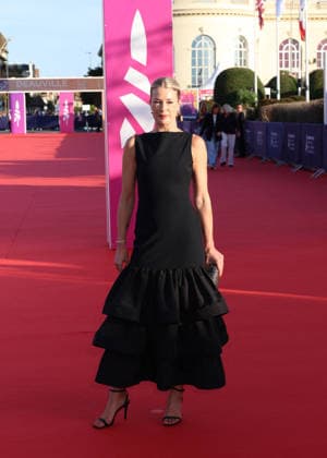 Leah Nelson on the red carpet at the 52nd Deauville American Film Festival on September 6, 2026. Photo by Denis Guignebourg, Bestimage. Red carpet at the 52nd Deauville American Film Festival on September 6, 2026, in Deauville, France.  Copyright: xDenisxGuignebourgx xBestimagexDenisxGuignebourgx xBestimagex