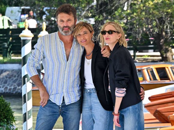 IPA88232354 - Venice, 83rd Venice International Film Festival 2026 - Day 6 - Arrivals at the Excelsior Hotel™s pier. Pictured: Anna Foglietta, Guido Caprino, Alba Rohrwacher  Copyright: xManuelexMangiarottix xPoolxPhotoxEventsx08x 88232354