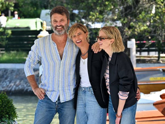 IPA88232347 - Venice, 83rd Venice International Film Festival 2026 - Day 6 - Arrivals at the Excelsior Hotel™s pier. Pictured: Anna Foglietta, Guido Caprino, Alba Rohrwacher  Copyright: xManuelexMangiarottix xPoolxPhotoxEventsx08x 88232347