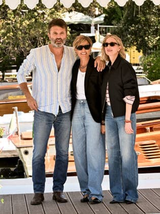 IPA88233219 - Venice, 83rd Venice International Film Festival 2026 - Day 6 - Arrivals at the Excelsior Hotel pier - Pictured: Anna Foglietta, Guido Caprino, Alba Rohrwacher  Copyright: xSimonexComix xPoolxPhotoxEventsx08x 88233219