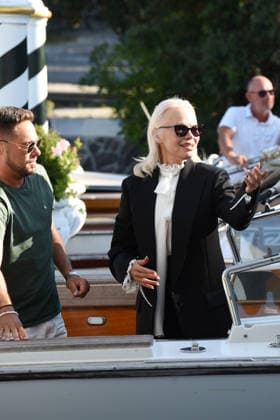 IPA88233731 - Venice: Pamela Anderson arrives at the Hotel Excelsior; pictured: Pamela Anderson  Copyright: xFRANCESCAxVIECELIx xFrancescaxViecelix 88233731