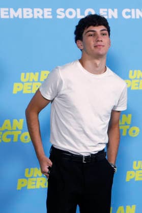 September 7, 2026, Madrid, Community Of Madrid, Spain: Spanish young actor ISRAEL MENENDEZ poses for photographers during the photocall presentation of the upcoming family comedy film Un Plan Perfecto at the Sony Pictures offices on Monday, September 7, 2026, in Madrid, Spain. Known for his role in the series Ayla y los Mirror , the rising young talent stars in this holiday feature about the struggling Ibanez family, who discover an unfinished underground tunnel in their basement and attempt an audacious bank heist to avoid imminent eviction. Directed by MARIA PULIDO (not pictured) and featuring an ensemble cast including JORDI SANCHEZ (not pictured) and LEO HARLEM (not pictured), the film is presented by Sony Pictures International Prod  - ZUMAo127 20260907_zep_o127_043 Copyright: xHugoxOrtunox
