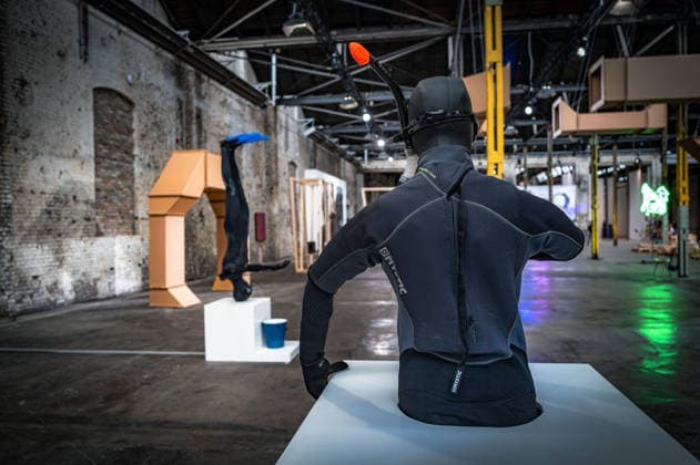 Berlin Reinickendorf; Wilhelm Hallen Wilhelmhallen an der Kopenhagener Straße, denkmalgeschütztes ehemaliges Industrieareal, neu entstehendes Zentrum der Kreativwirtschaft; Kunstfestival Hallen 07 Berlin Art Week 2026 - 07.09.2026 Berlin